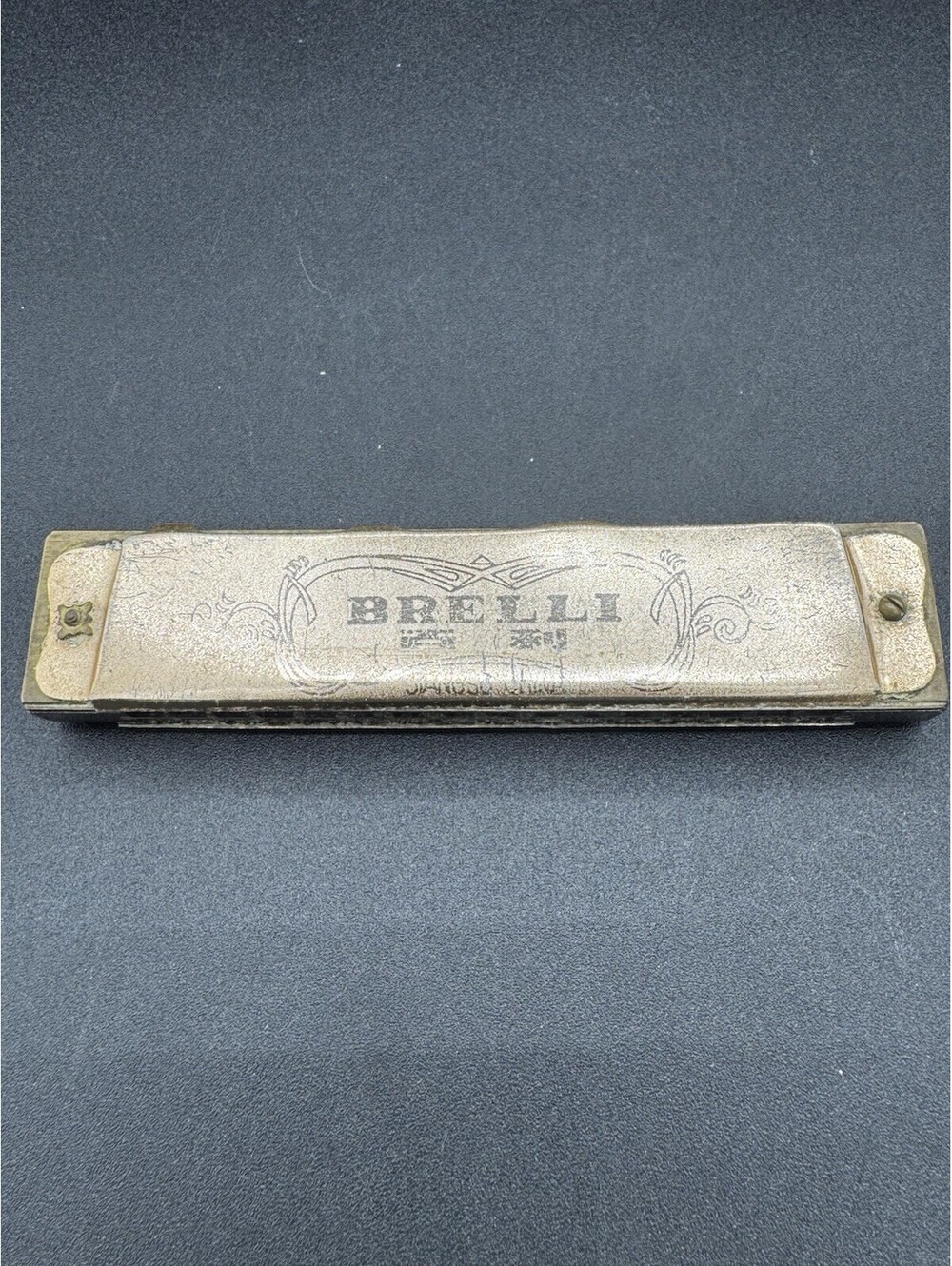 Vintage Brelli Harmonica Key of A 10 Hole Diatonic Jiangsu China Tested Works